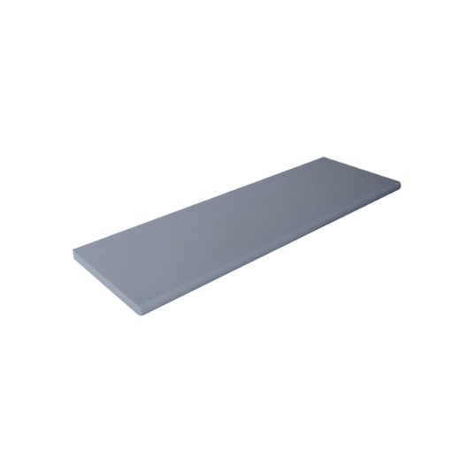 Margelle droite Aspect béton 100 cm Gris