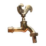 Robinet de jardin Coq laiton poli